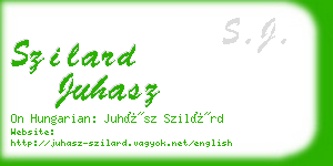 szilard juhasz business card